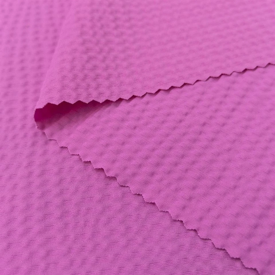 Matte Nylon Spandex 3D Seersucker Crepe Npuag
